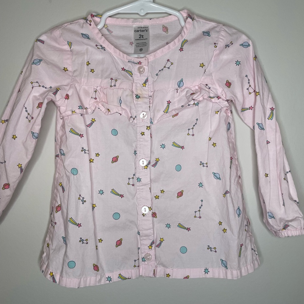Astronomy 🪐 🔭 Button Down Blouse - Picture 8 of 10